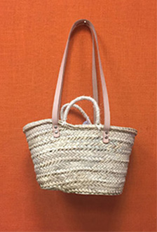 Capazos de mimbre y bolsos de playa